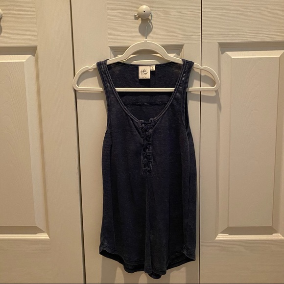 White Crow Tops - NWOT navy blue tank top